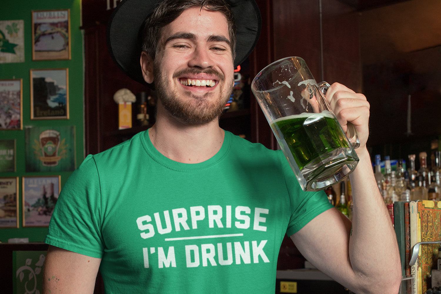 Irish Green Beer Drinking Helmet