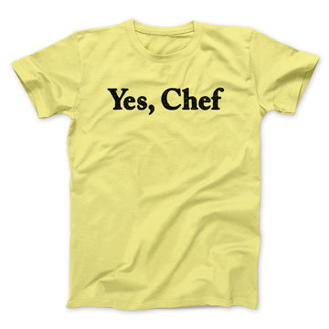 Customized Funny Chef 3D Tee Shirt, Just Say Yes Chef Shirt, Best