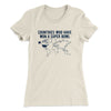 Countries Who Have Won A Super Bowl Women's T-Shirt Natural | Funny Shirt from Famous In Real Life