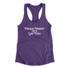 Proud Parent Of A Gay Dog Women's Racerback Tank Purple Rush | Funny Shirt from Famous In Real Life