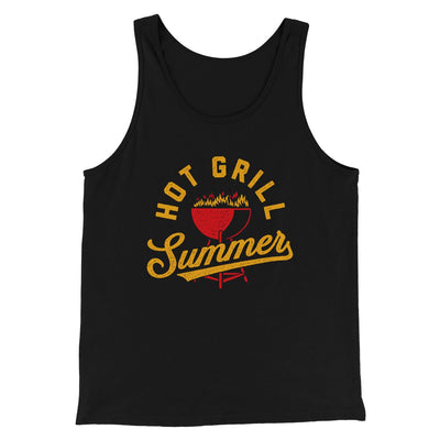 Hot Grill Summer Men/Unisex Tank Black | Funny Shirt from Famous In Real Life