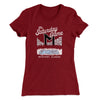 The Saturday Game Women's T-Shirt Maroon | Funny Shirt from Famous In Real Life