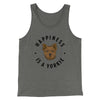 Happiness Is A Yorkie Men/Unisex Tank Top Athletic Heather | Funny Shirt from Famous In Real Life