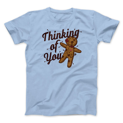 Thinking Of You Men/Unisex T-Shirt Heather Ice Blue | Funny Shirt from Famous In Real Life