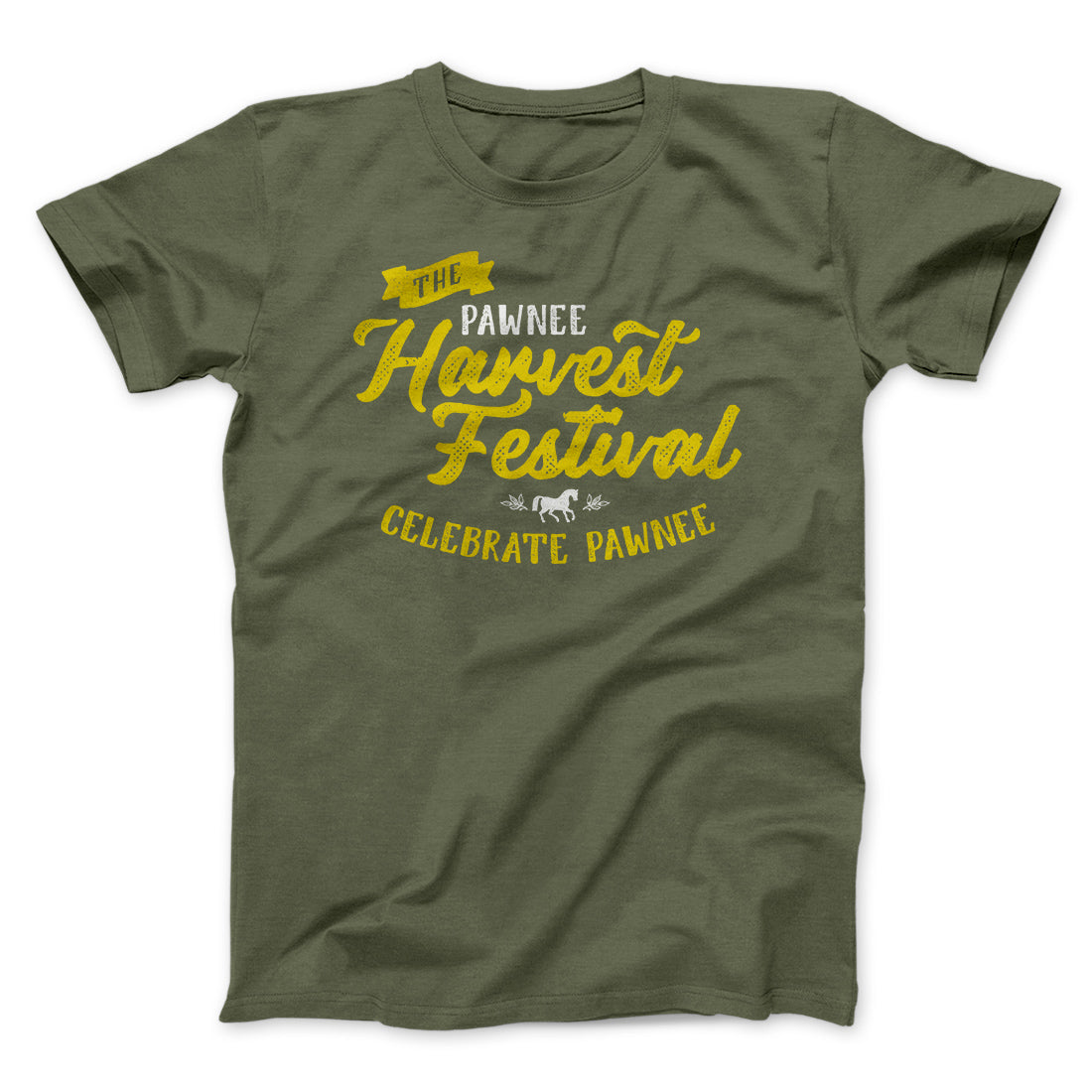 Mtr Pawnee Harvest Festival Men Unisex T Shirt Olive M