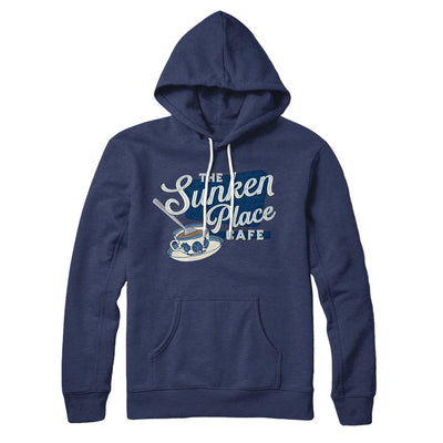 The Sunken Place Cafe Hoodie Navy | Funny Shirt from Famous In Real Life