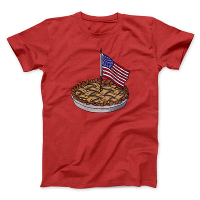 American Apple Pie Men/Unisex T-Shirt Red | Funny Shirt from Famous In Real Life