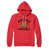 Crab Cakes and Football Hoodie Red | Funny Shirt from Famous In Real Life