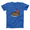 American Apple Pie Men/Unisex T-Shirt True Royal | Funny Shirt from Famous In Real Life