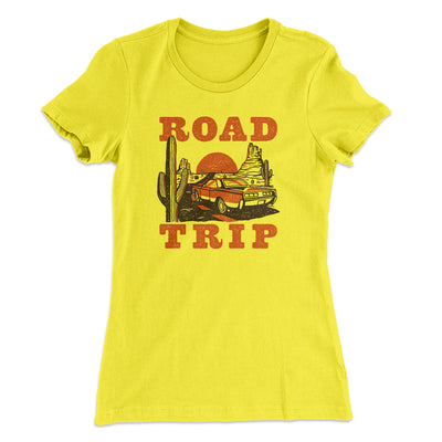 Road Trip Women's T-Shirt Banana Cream | Funny Shirt from Famous In Real Life