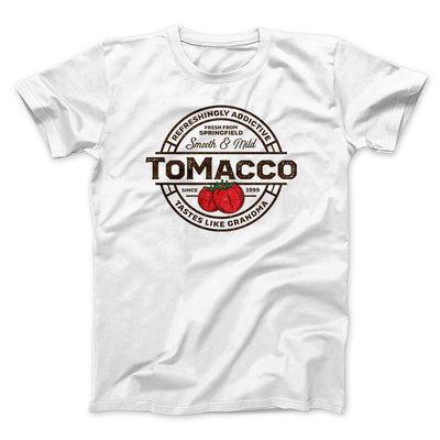 Tomacco Men/Unisex T-Shirt White | Funny Shirt from Famous In Real Life