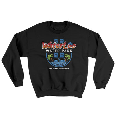 Waterloo Water Park, San Dimas Ugly Sweater Black | Funny Shirt from Famous In Real Life