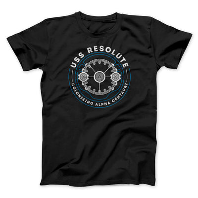 USS Resolute Men/Unisex T-Shirt Black | Funny Shirt from Famous In Real Life