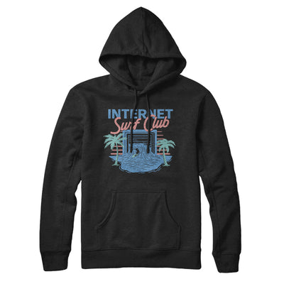 Internet Surf Club Hoodie Black | Funny Shirt from Famous In Real Life