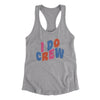 I Do Crew Women's Racerback Tank Heather Grey | Funny Shirt from Famous In Real Life
