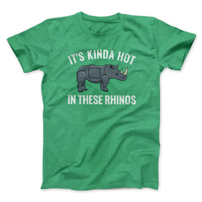 It's Kinda Hot In These Rhinos Funny Movie Men/Unisex T-Shirt Heather Kelly | Funny Shirt from Famous In Real Life