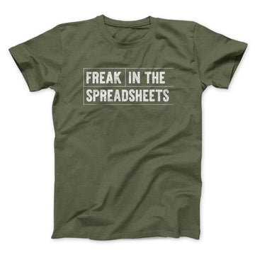 freak in the spreadsheets shirt