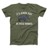 It's Kinda Hot In These Rhinos Funny Movie Men/Unisex T-Shirt Military Green | Funny Shirt from Famous In Real Life