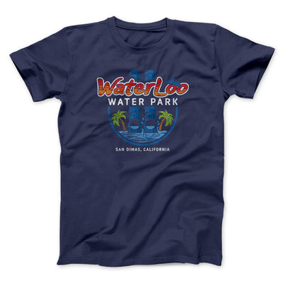 Waterloo Water Park, San Dimas Funny Movie Men/Unisex T-Shirt Navy | Funny Shirt from Famous In Real Life