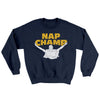 Nap Champ Ugly Sweater Navy | Funny Shirt from Famous In Real Life