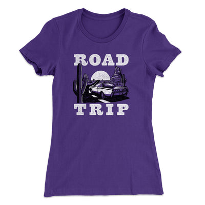 Road Trip Women's T-Shirt Purple Rush | Funny Shirt from Famous In Real Life