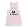 Pun Intended Funny Women's Flowey Racerback Tank Top Soft Pink | Funny Shirt from Famous In Real Life