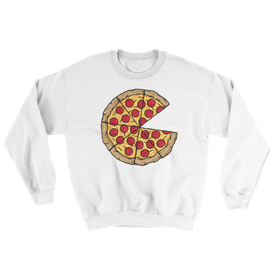 Pizza Slice Couple's Shirt Ugly Sweater White | Funny Shirt from Famous In Real Life