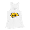 The Baseball Furies Women's Flowey Racerback Tank Top White | Funny Shirt from Famous In Real Life